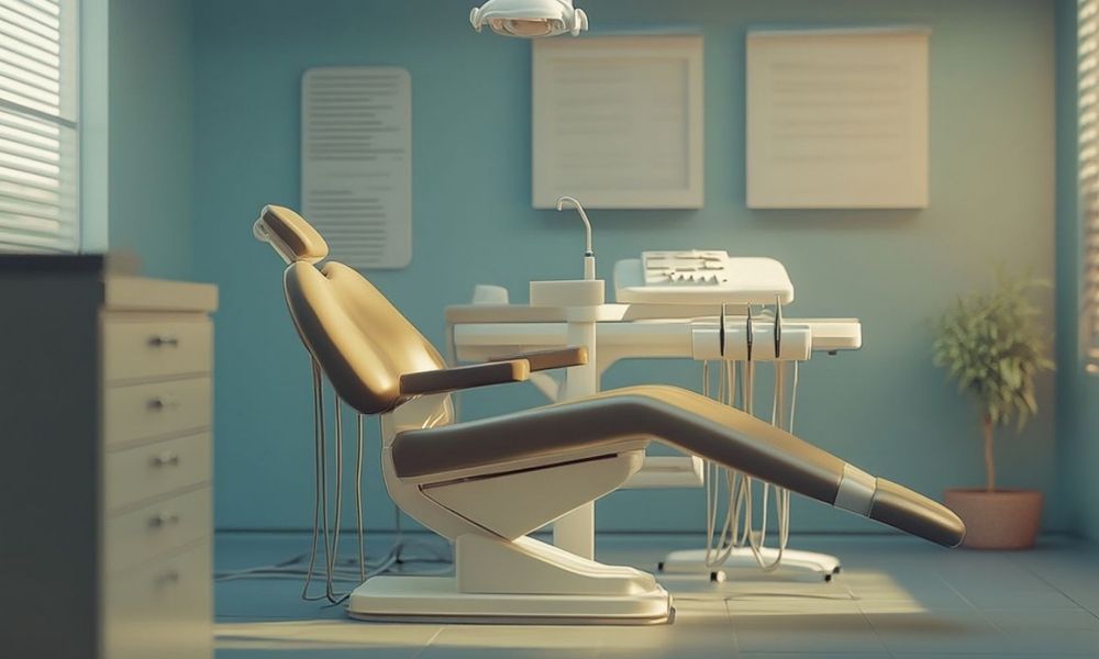 a dental clinic chair