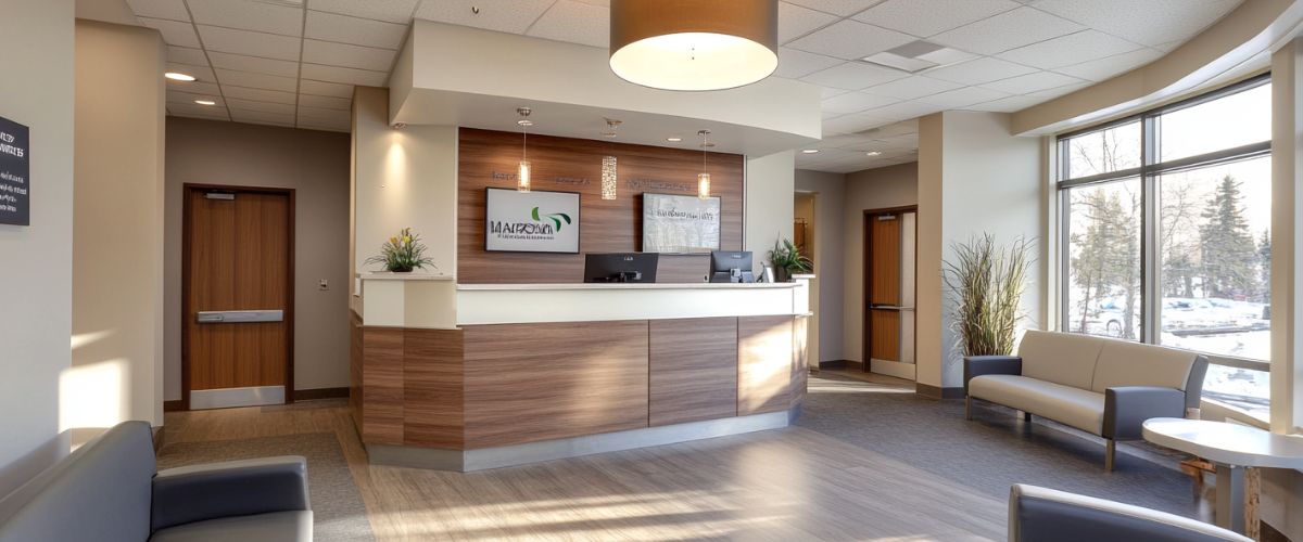 a dental practice waiting area